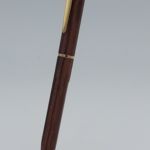 Penna in legno fatta a mano - NATURA PALISSANDRO SANTOS ORO